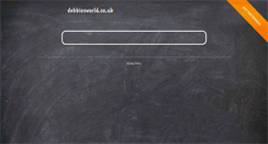 Desktop Screenshot of debbiesworld.co.uk